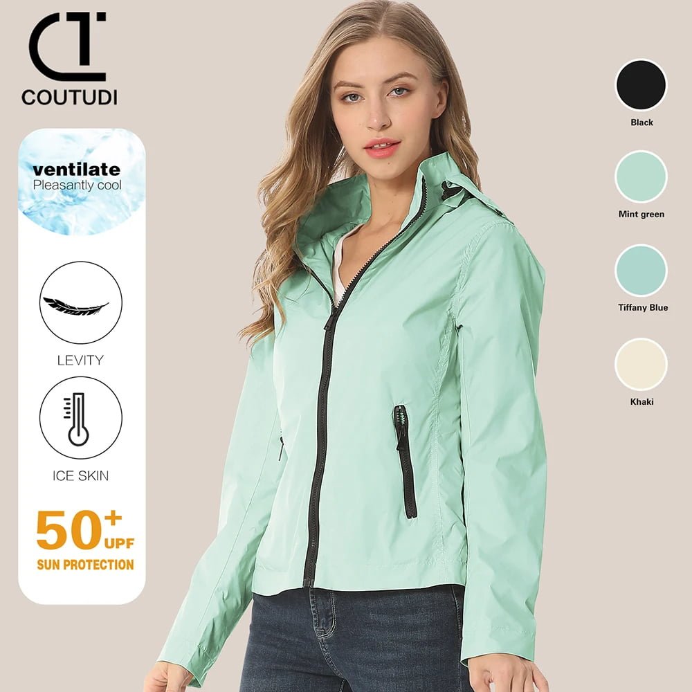 female windbreaker jacket